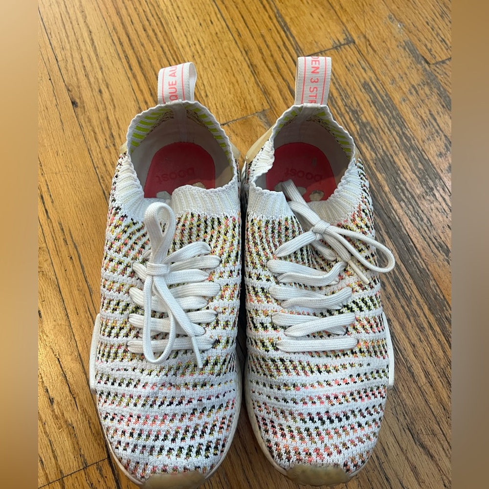 ADIDAS Women’s NMD_R1 Primeknit Semi-Solar Yellow B43838